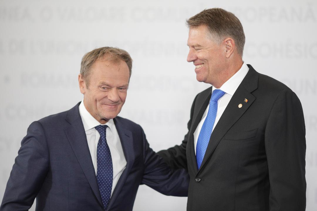 Klaus Iohannis și Donald Tusk