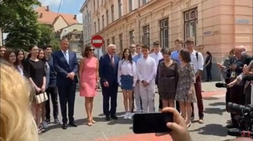 captura video/Preşedintele României, Klaus Iohannis, şi preşedintele Germaniei, Frank-Walter Steinmeier