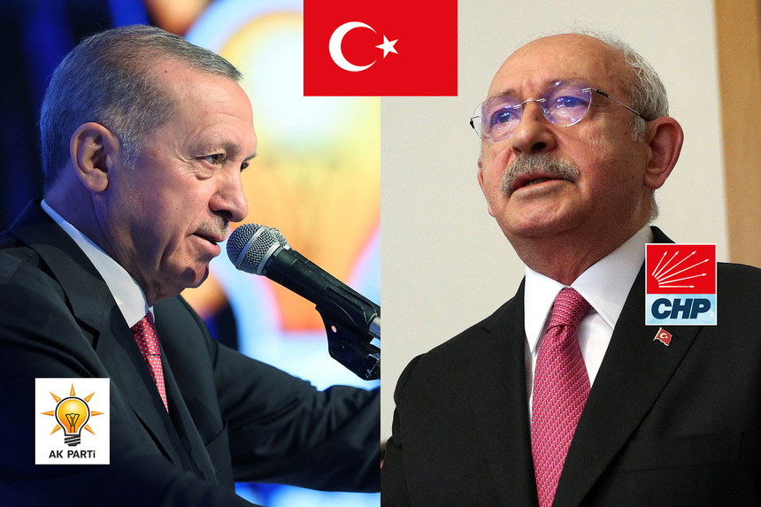 Recep Tayyip Erdogan şi Kemal Kiliçdaroglu / Foto: Twitter