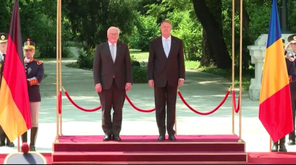 Klaus Iohannis si Frank-Walter Steinmeier