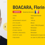 Florin-Costin Boacără / eumostwanted.eu