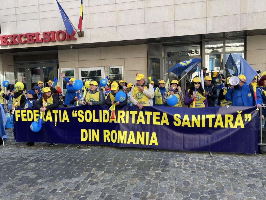 foto: facebook / Federația “Solidaritatea Sanitară” din România