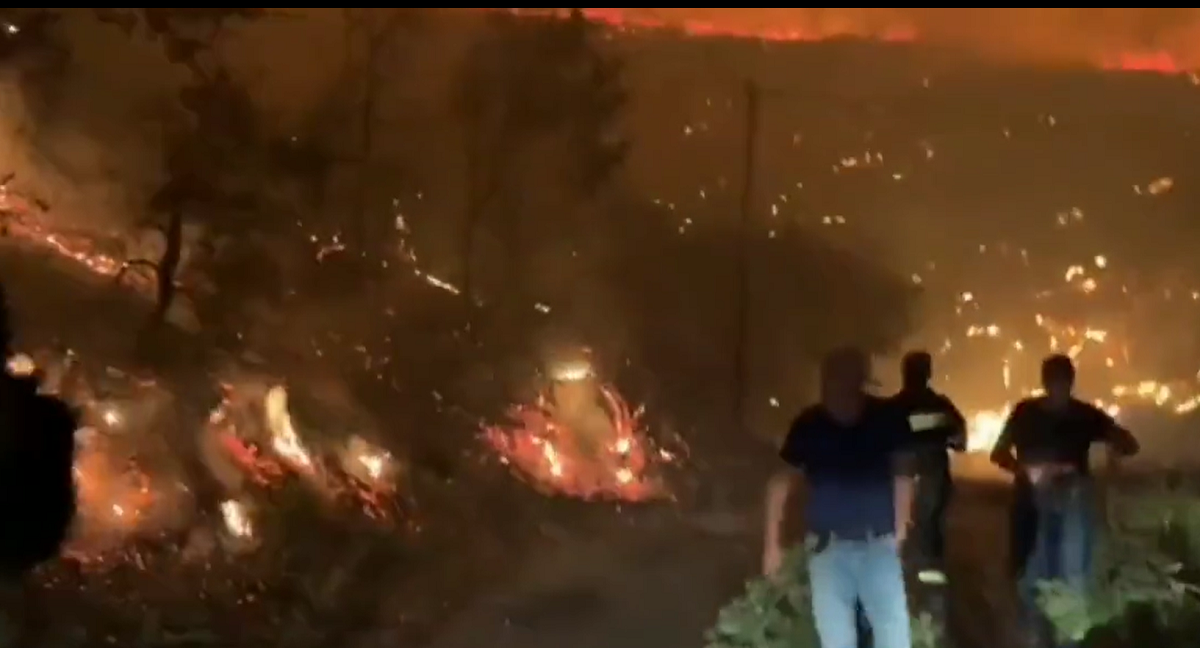 Corfu incendii captură video