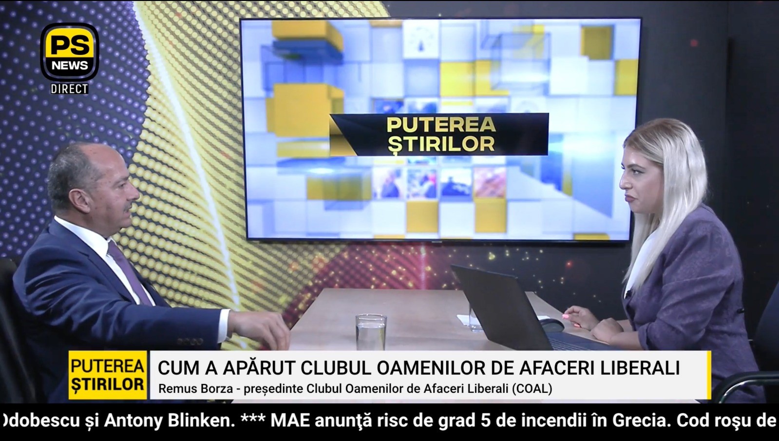 În direct la PS News: „Puterea Știrilor” cu Marinela Angheluș