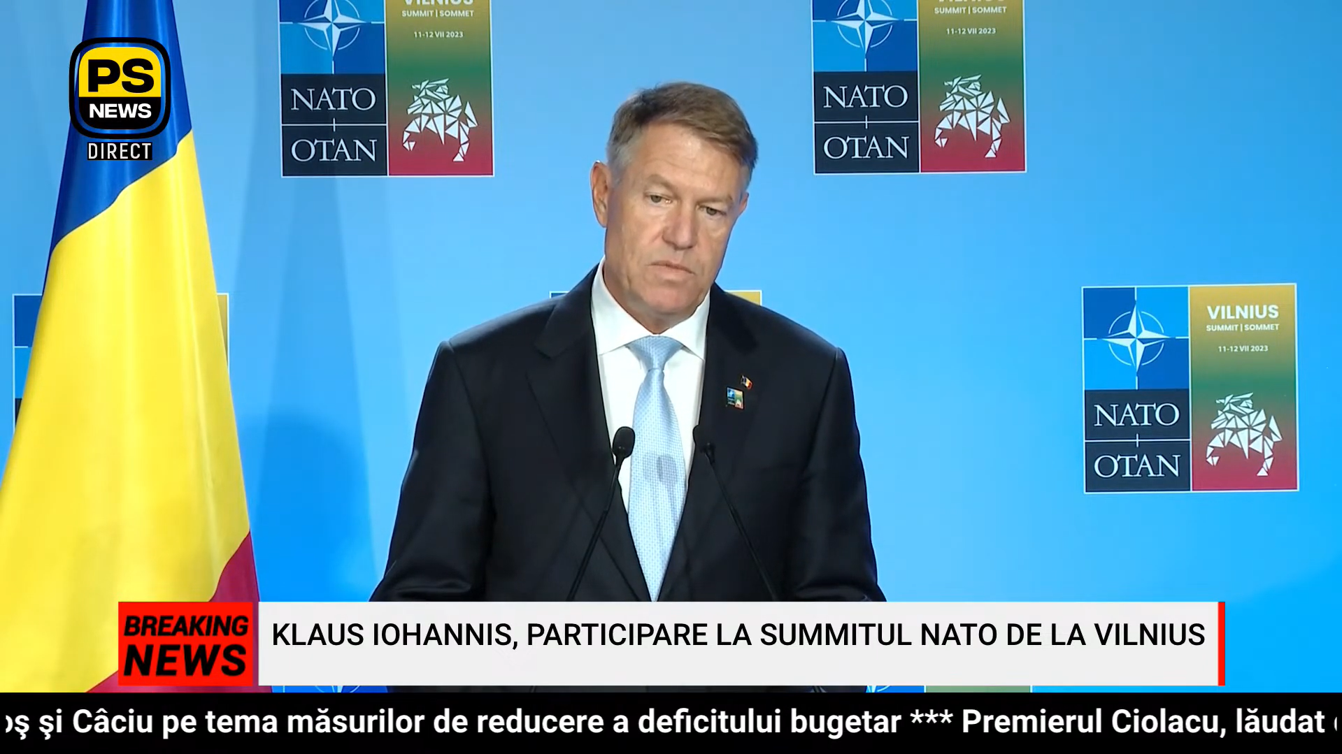 Klaus Iohanis, participare la Summitul NATO de la Vilnius, Republica Lituania