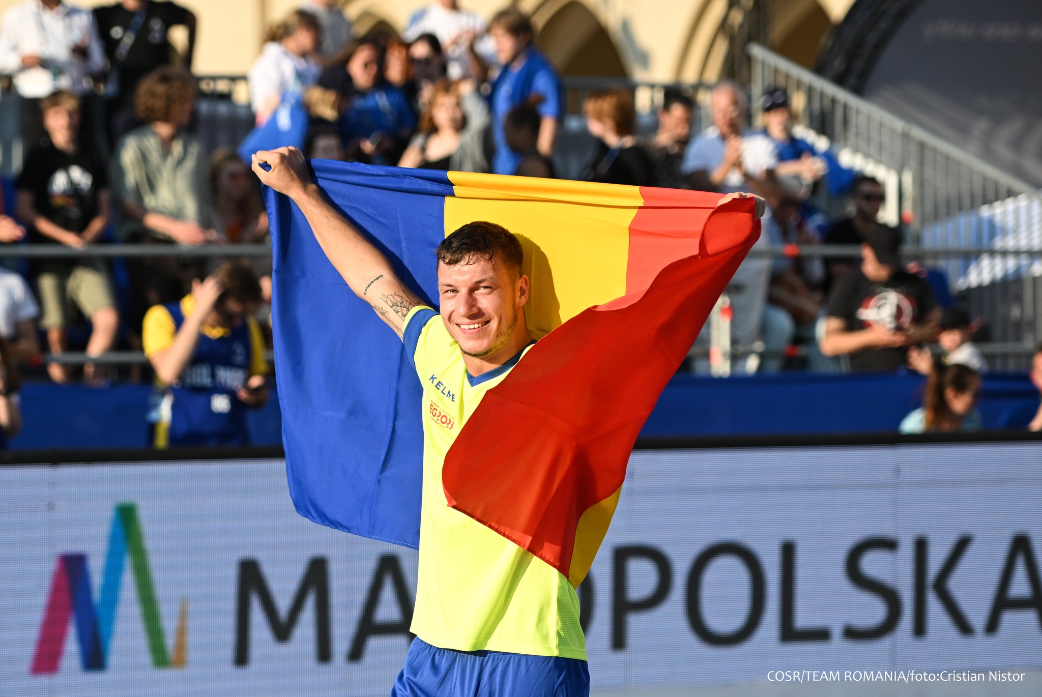 drapelul României la Jocurile Europene