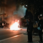 violenţe în Franţa / captură video
