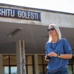 Alina Gorghiu în gară