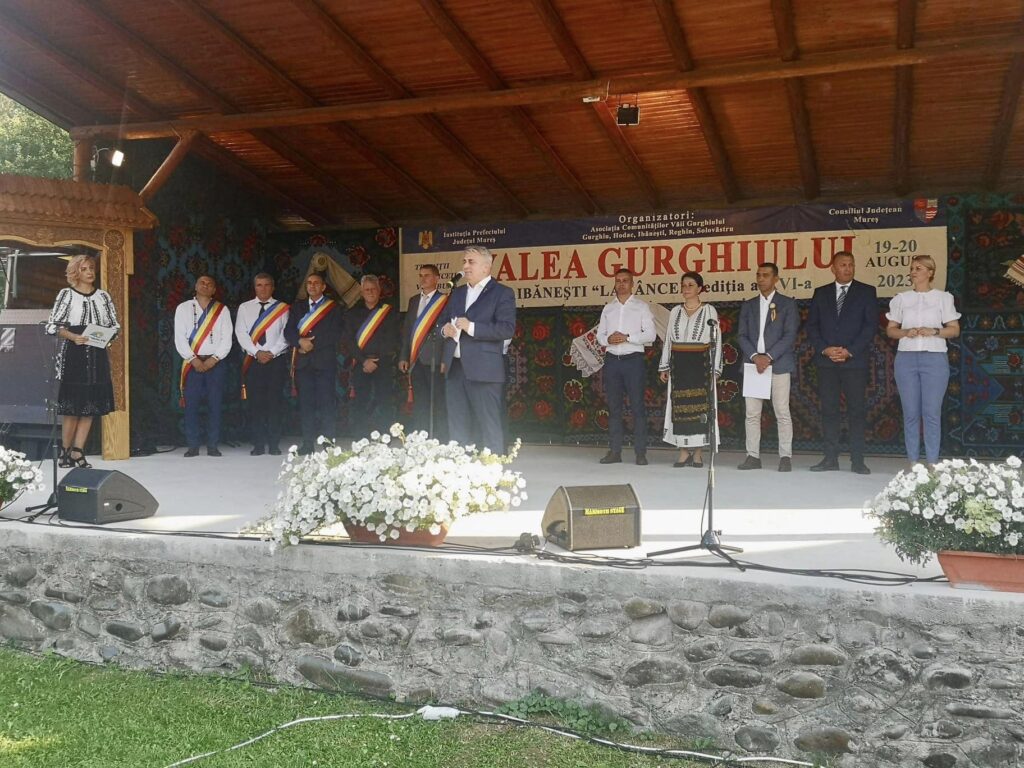 Lucian Bode la deschiderea Festivalului Văii Gurghiului