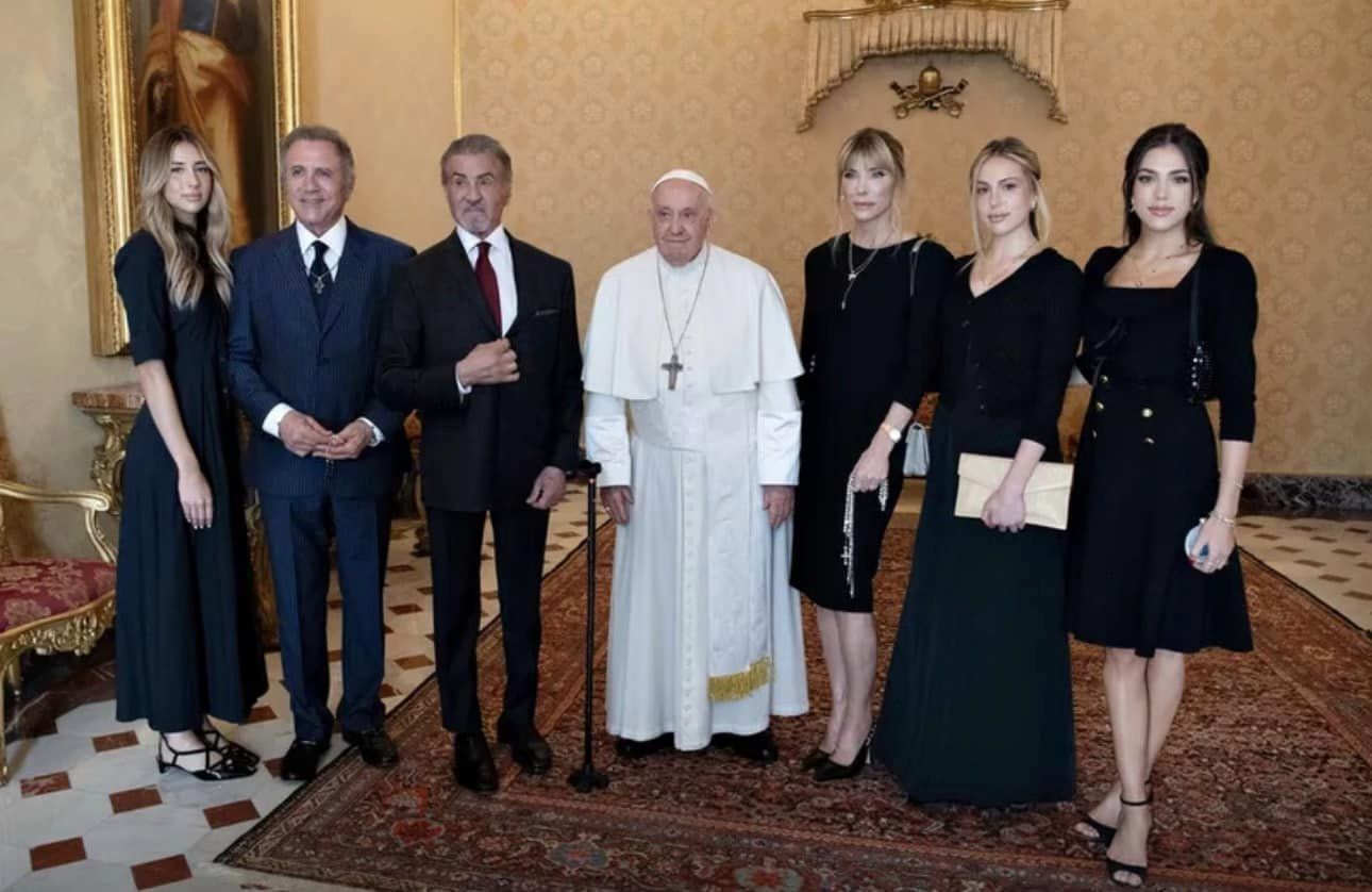Sylvester Stallone / Papa Francisc