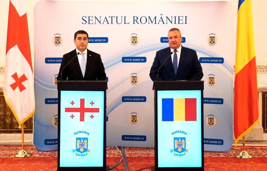 Ciucă: România este un susţinător al agendei europene a Georgiei