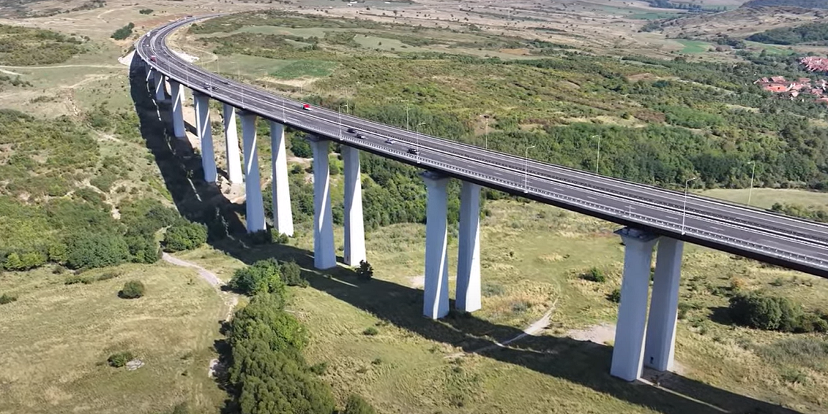 viaductul de la Aciliu captură video
