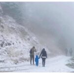Prima ninsoare înregistrată în România
