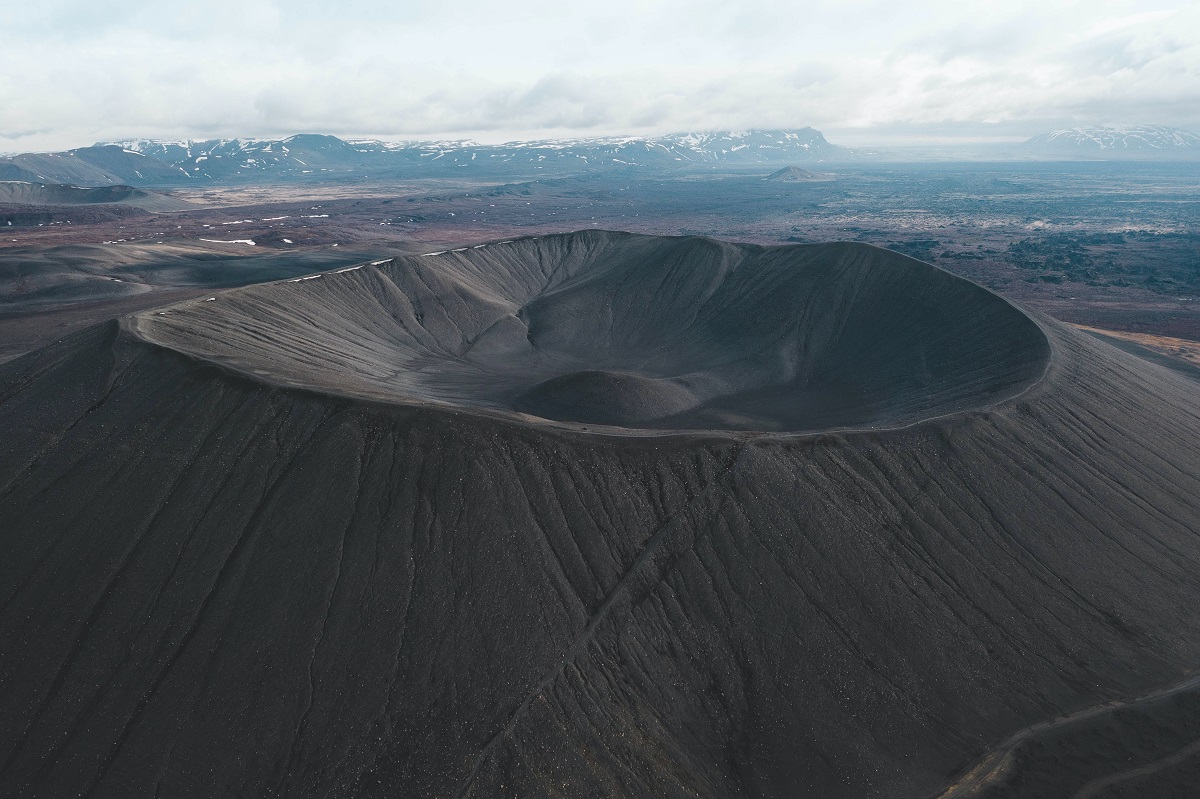 crater vulcan Islanda