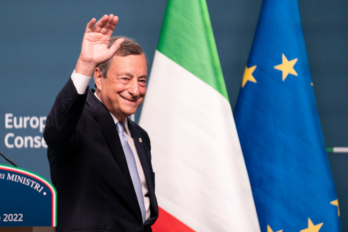 Mario Draghi, sursa: Facebook Palazzo Chigi