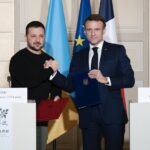 Emmanuel Macron Volodimir Zelenski Ucraina Europa