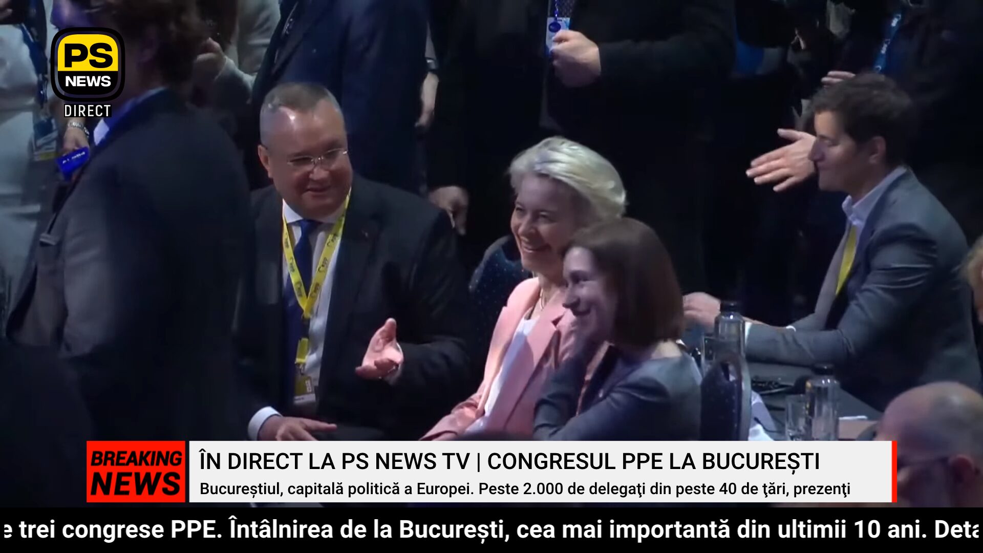 PS News TV | Congresul PPE la București. Prima sesiune plenară