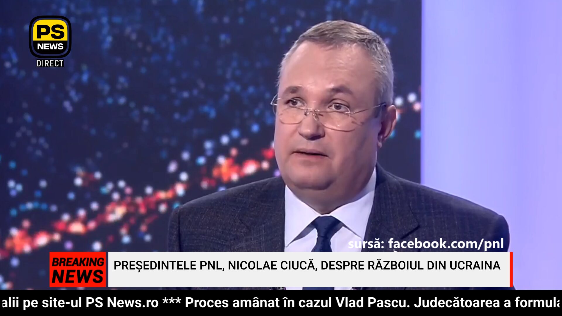 PS News TV | Partea II – Președintele PNL, Nicolae Ciucă, anunț de ultimă oră