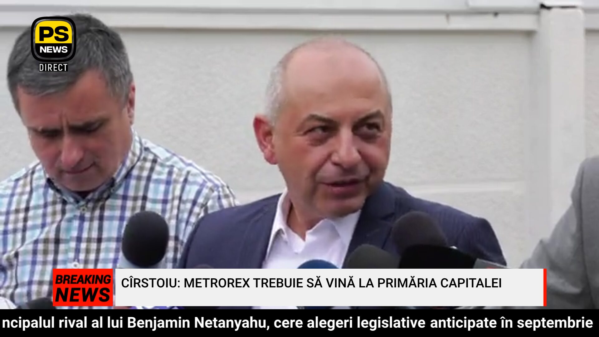 PS News TV | Candidatul PSD-PNL la Primăria Capitalei, Cătălin Cîrstoiu, declarații de ultimă oră