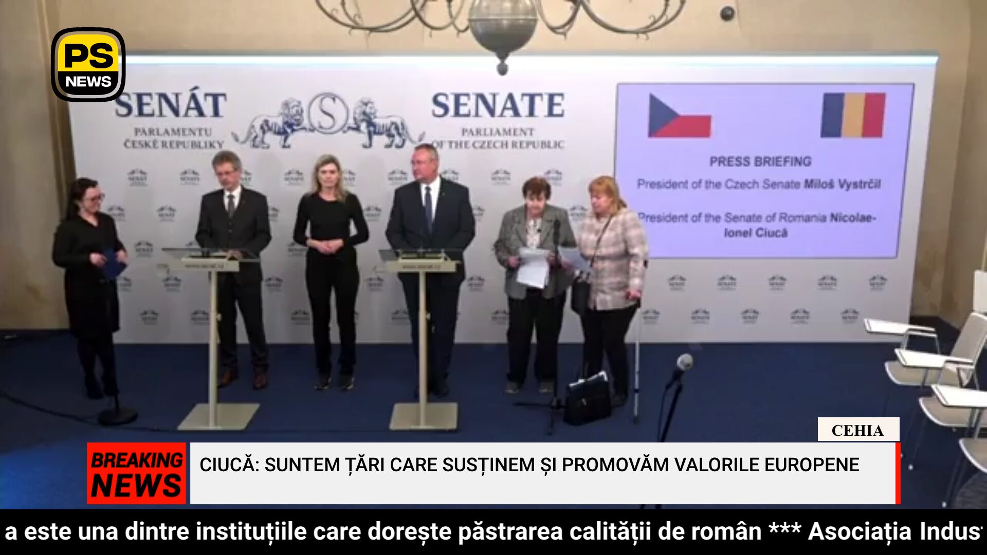 PS News TV | Președintele PNL, Nicolae Ciucă, în Cehia.