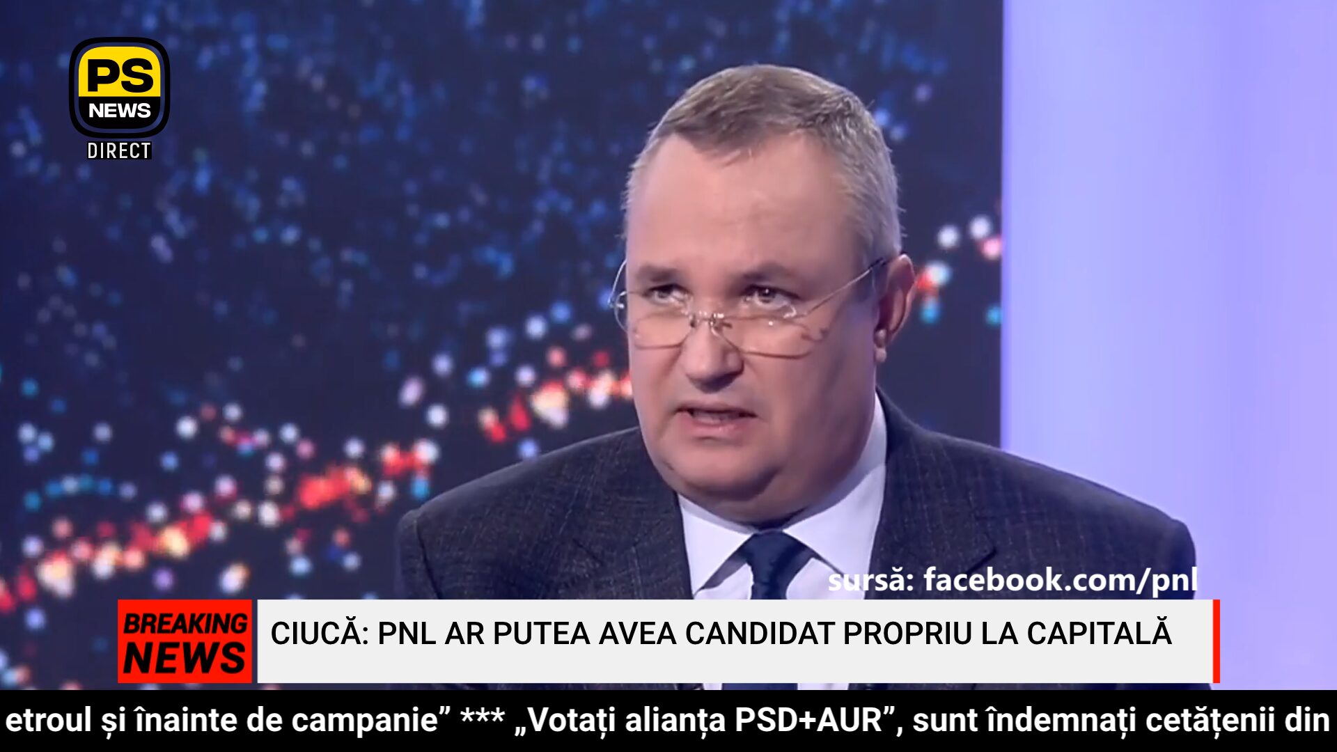 PS News TV | Partea I – Președintele PNL, Nicolae Ciucă, anunț de ultimă oră