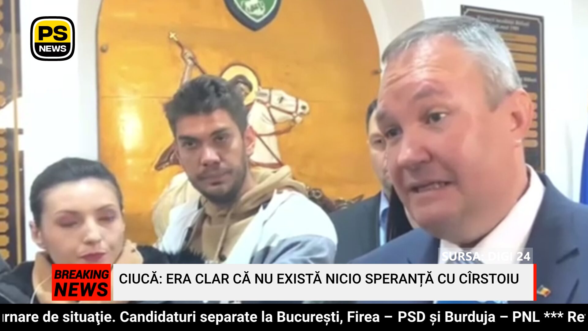 PS News TV | Președintele PNL, Nicolae Ciucă, reacție de ultimă oră după retragerea lui Cîrstoiu