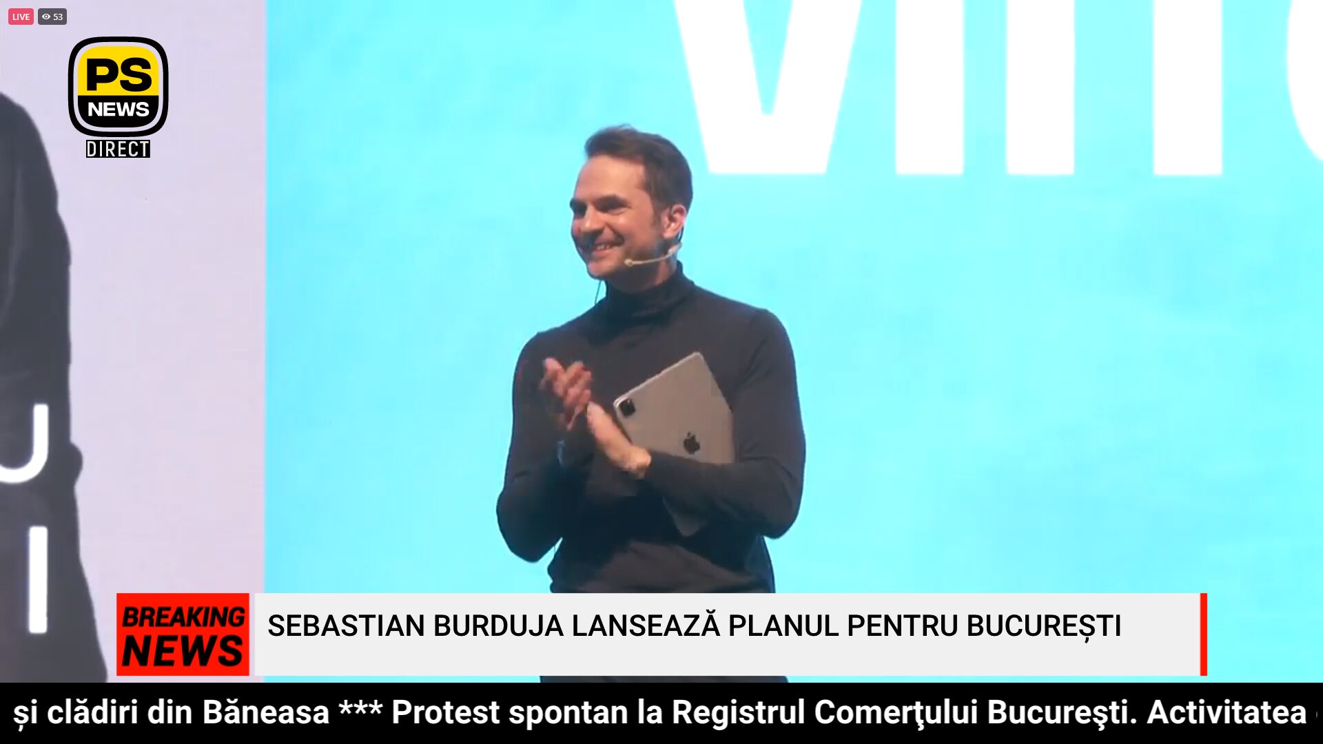 PS News TV | Sebastian Burduja lansează Planul pentru București