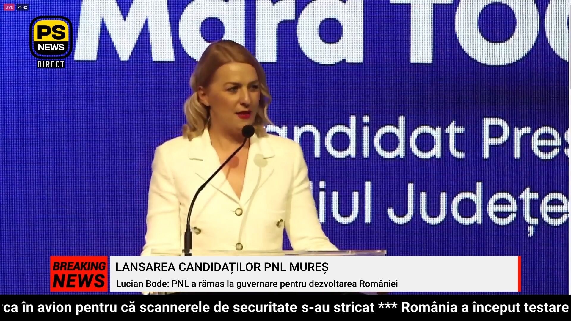 PS News TV | Lansarea candidaților PNL Mureș