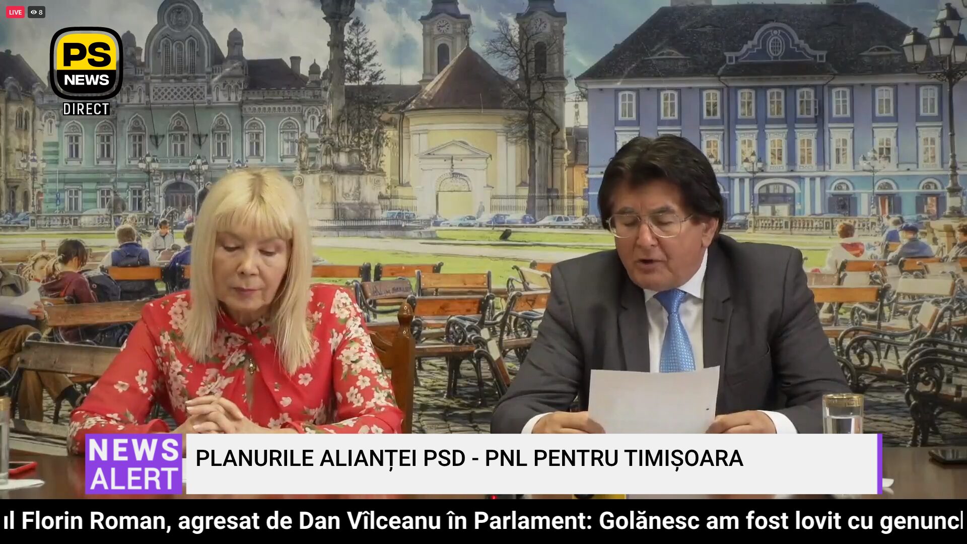 PS News TV | Timișoara | Candidaţii Alianţei PSD – PNL, în direct la PS News TV