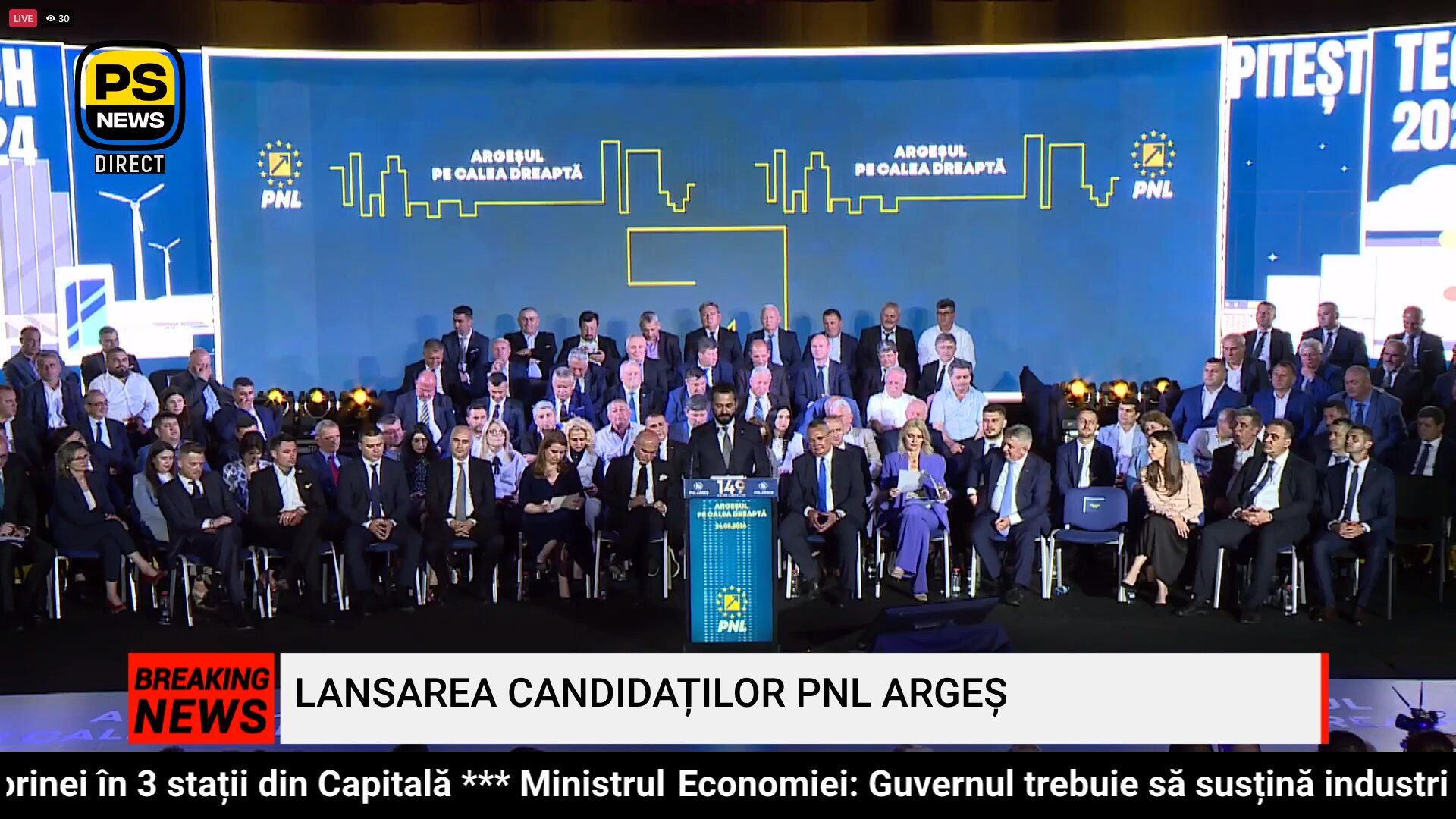 PS News TV | Lansarea candidaților PNL Argeș