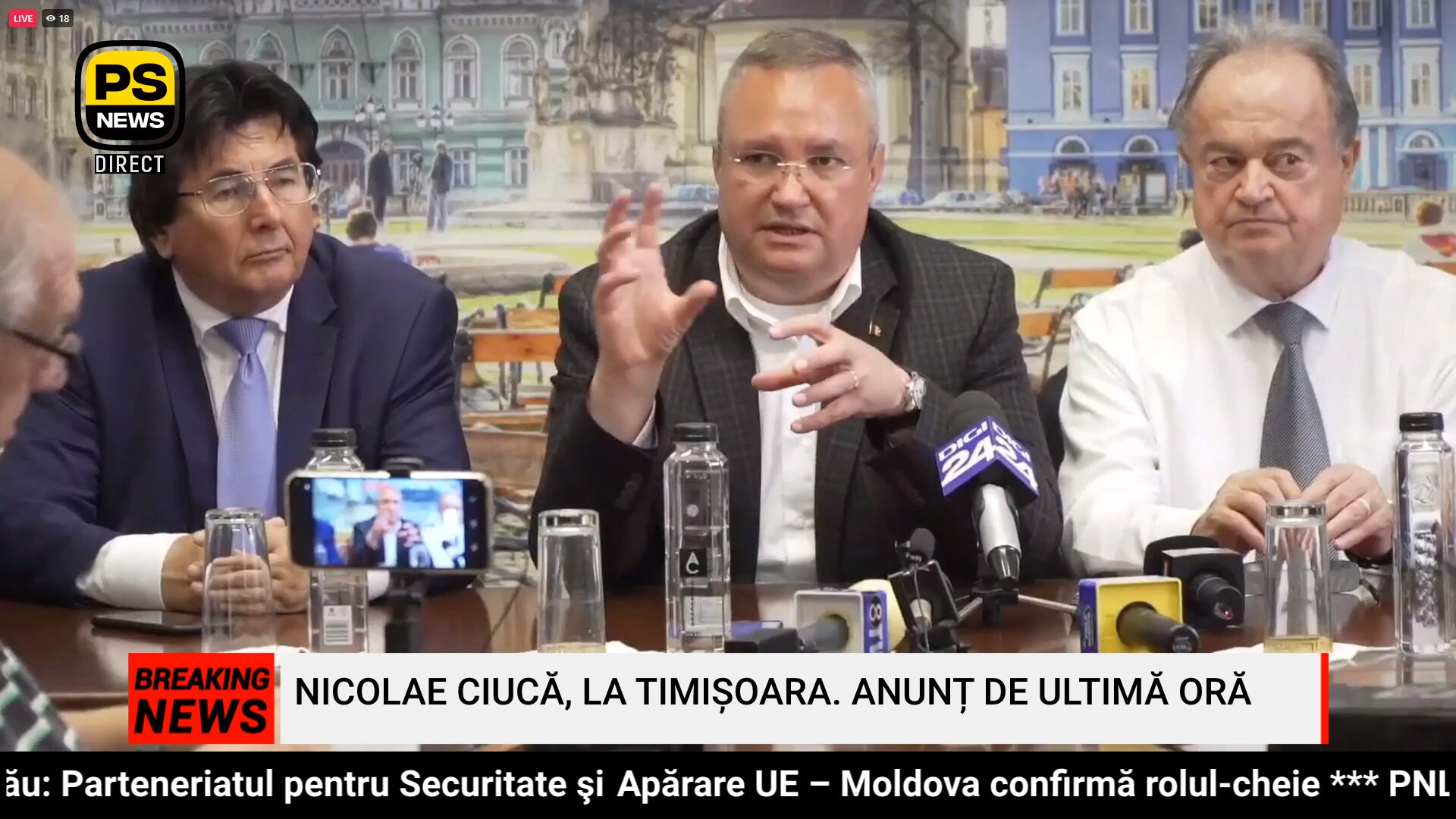 PS News TV | Timișoara | Președintele PNL, Nicolae Ciucă, anunț de ultimă oră