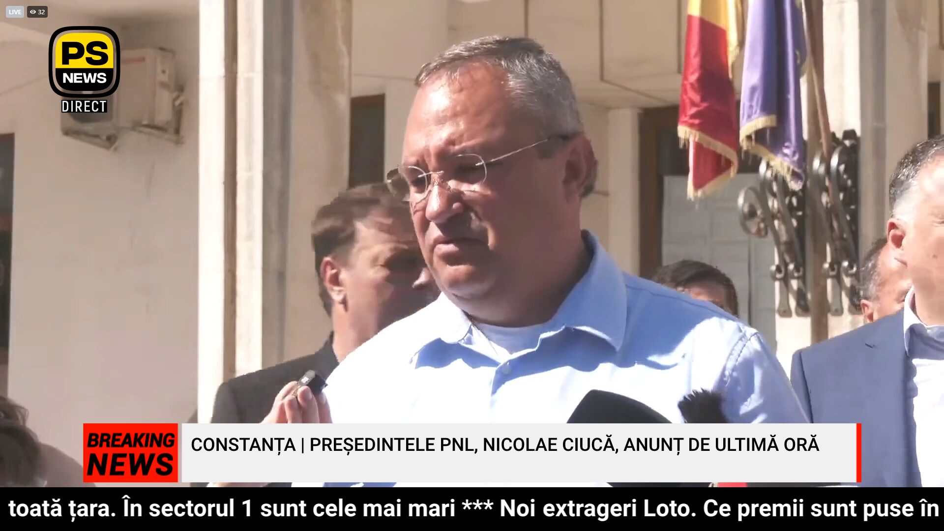 PS News TV | Președintele PNL, Nicolae Ciucă, anunț de ultimă oră la Constanța