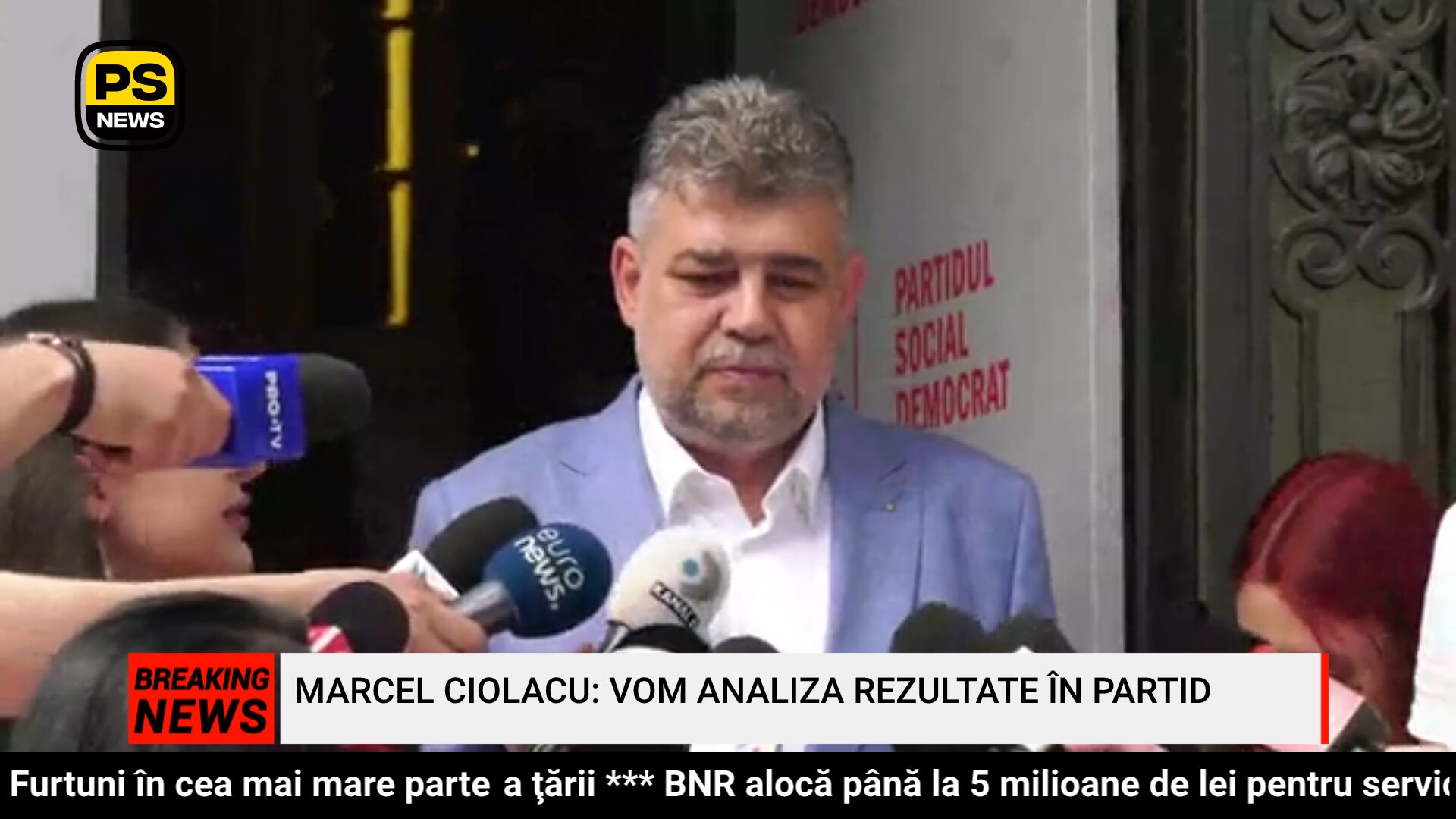 PS News TV | Președintele PSD, Marcel Ciolacu, anunț de ultimă oră