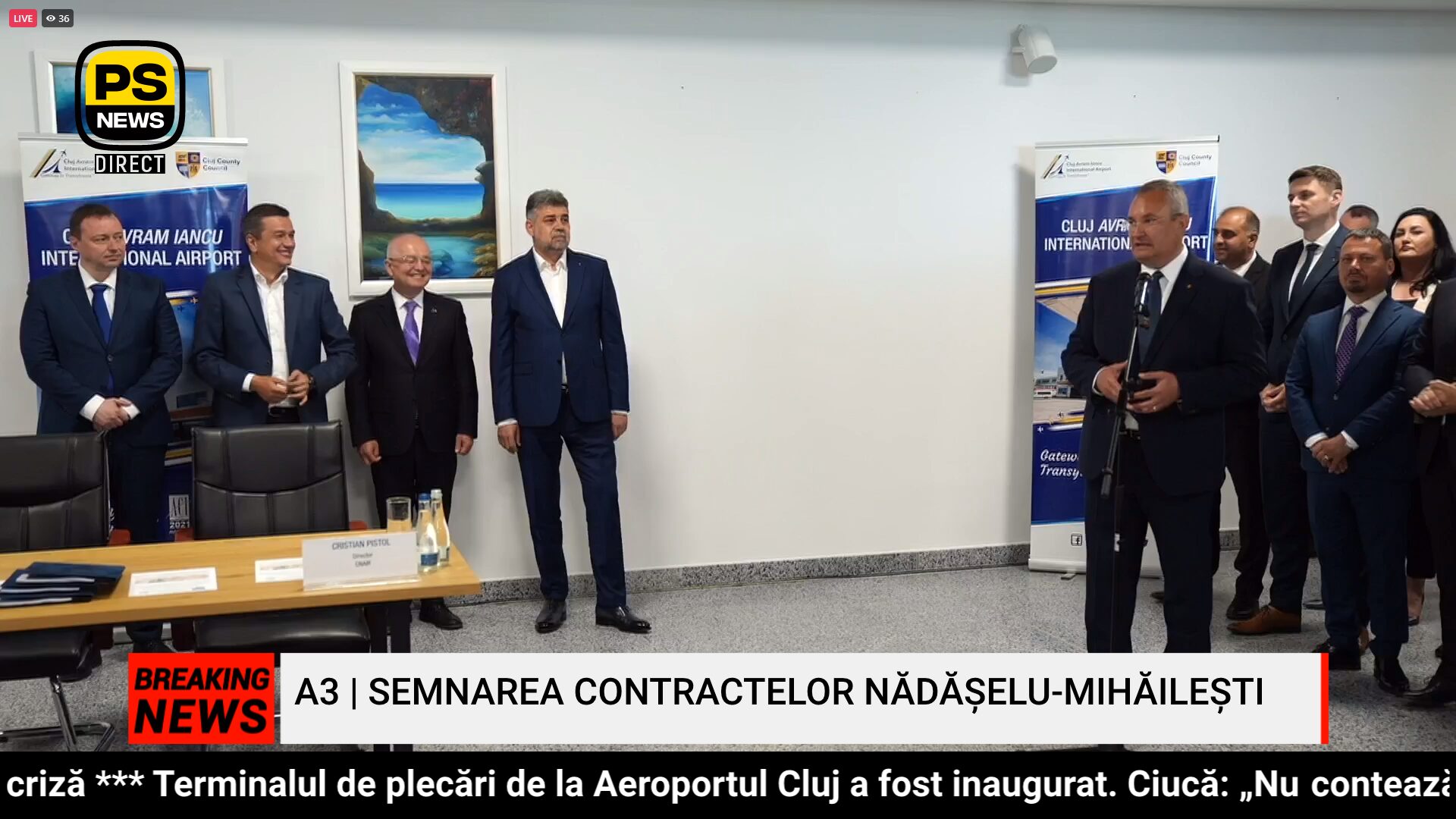PS News TV | Autostrada A3: Semnarea contractelor în prezența premierului Ciolacu