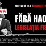 Protest ”Fără haos în legislaţia fiscală”