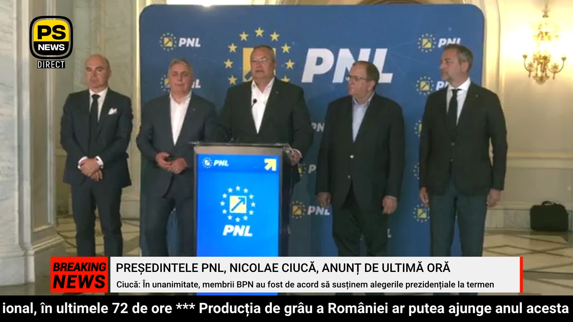 PS News TV | Președinte PNL, Nicolae Ciucă, anunț de ultimă oră