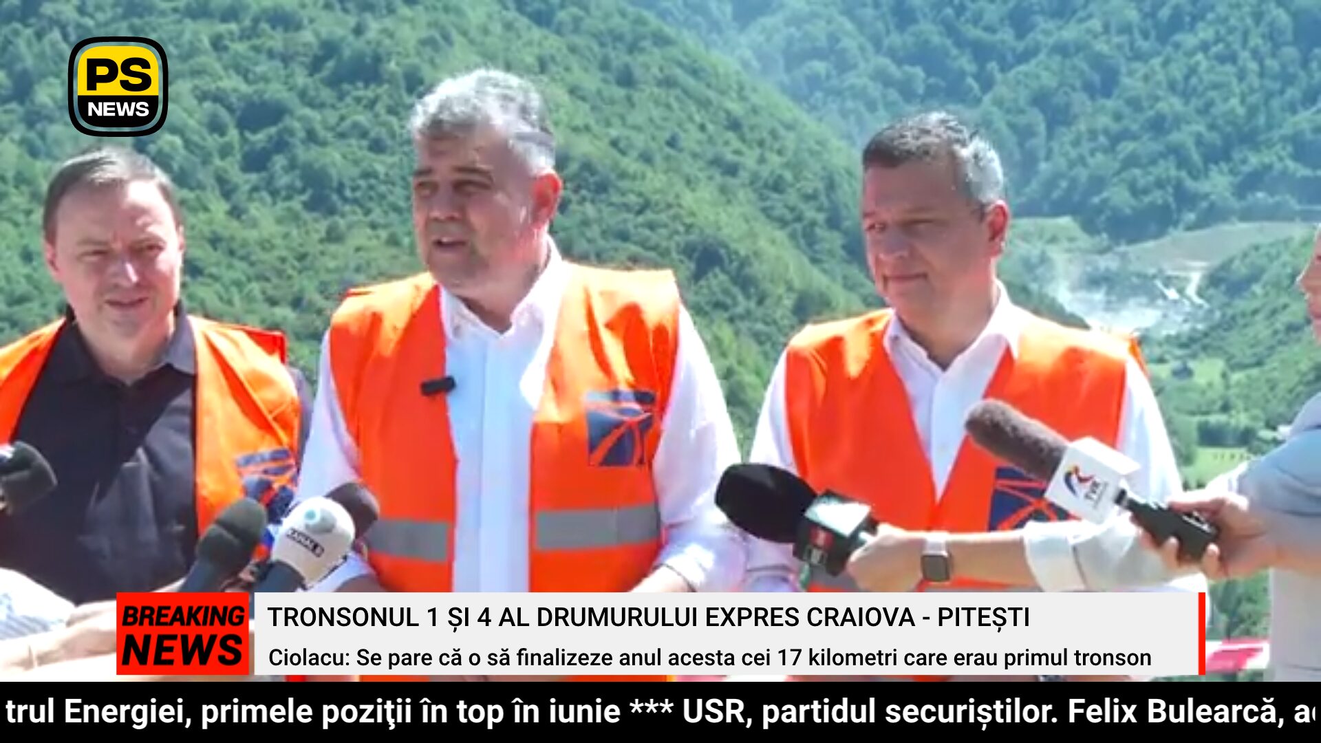 PS News TV | Tronsonul 1 al Drumului Expres Craiova-Pitești