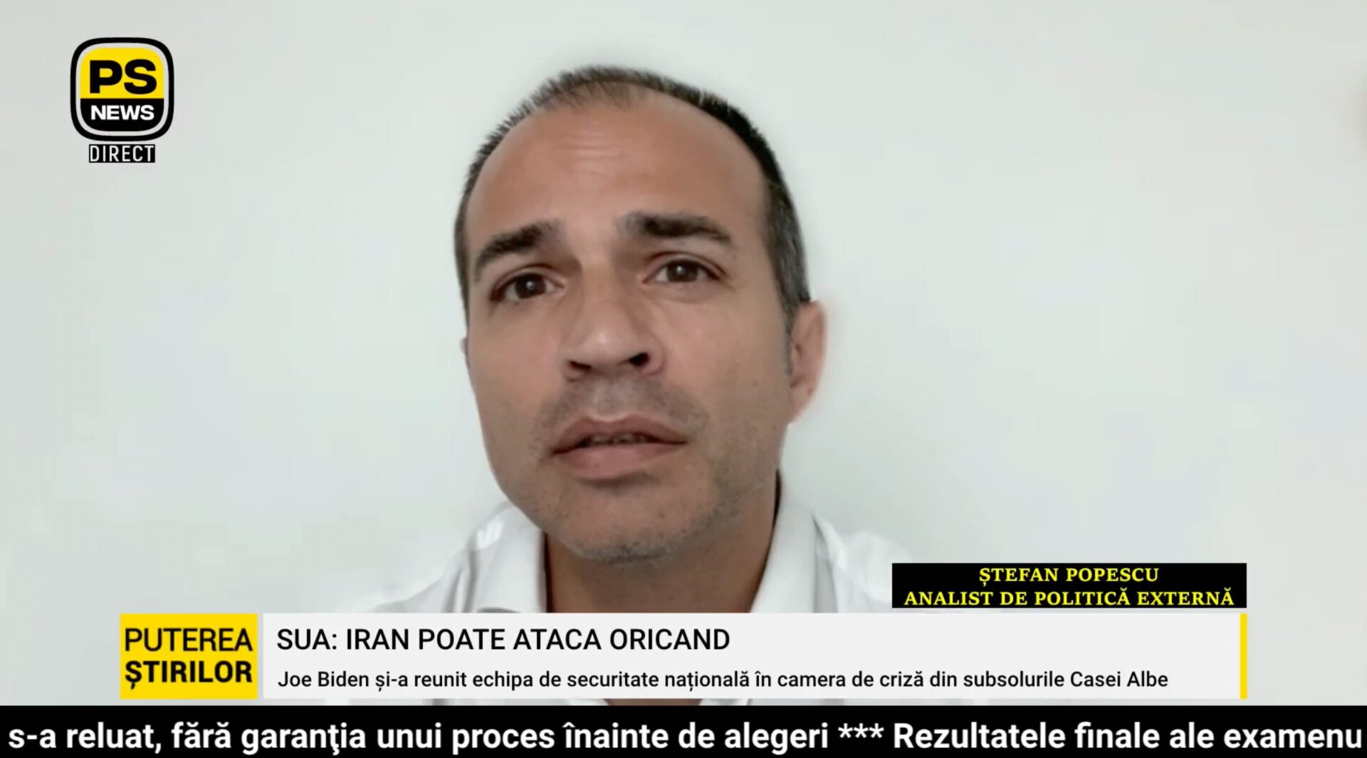 VIDEO Ștefan Popescu: Pentru a face față unui conflict, Israelul are nevoie de asistența Statelor Unite ale Americii