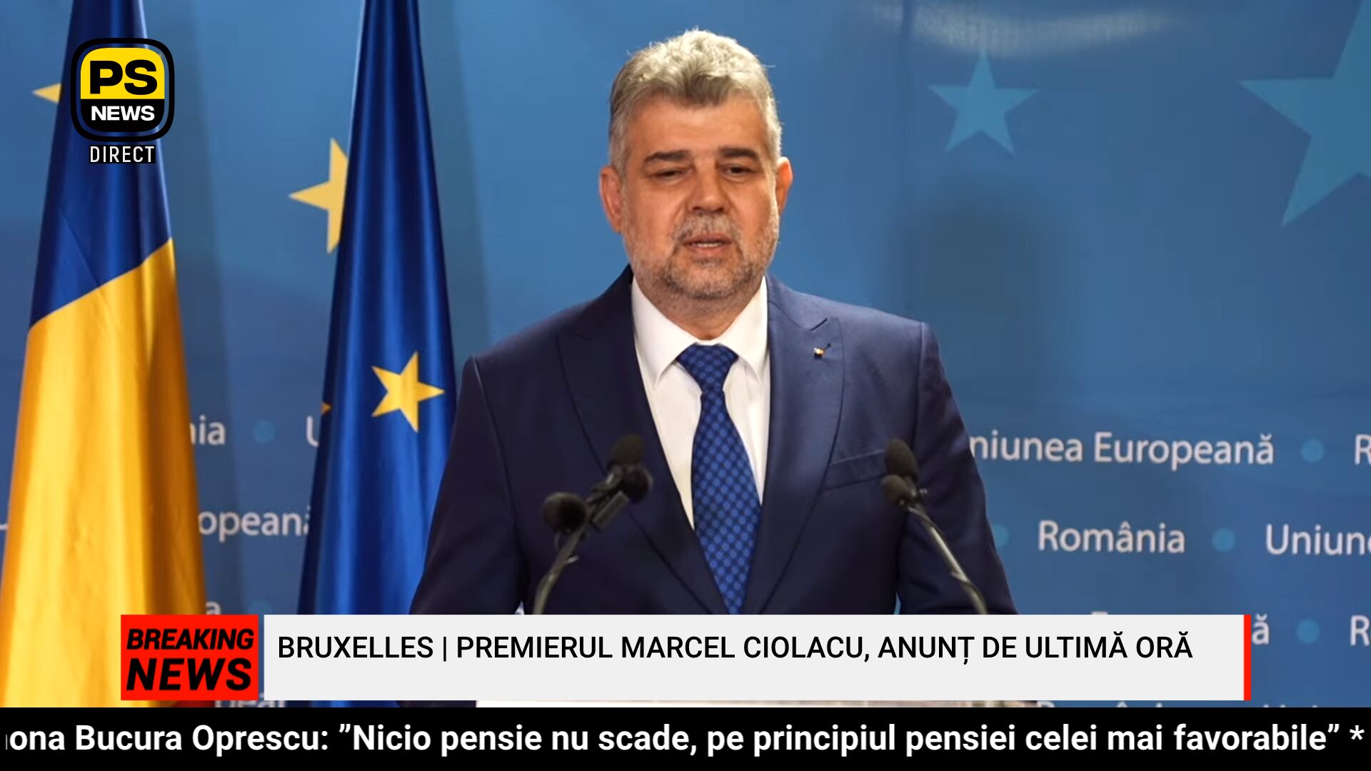 PS News TV | Bruxelles | Premierul Marcel Ciolacu, anunț de ultimă oră