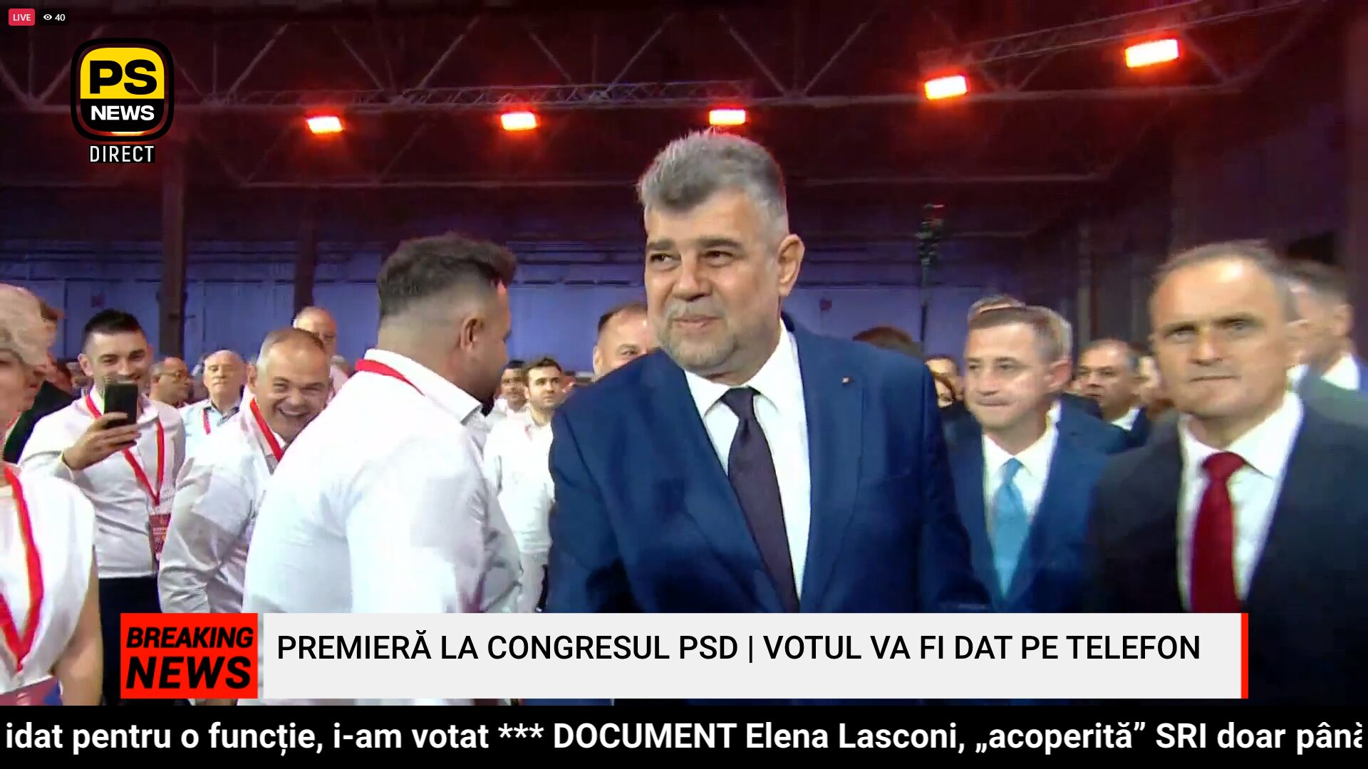 PS News TV | Congresul PSD| Echipa cu care Marcel Ciolacu candidează la şefia partidului