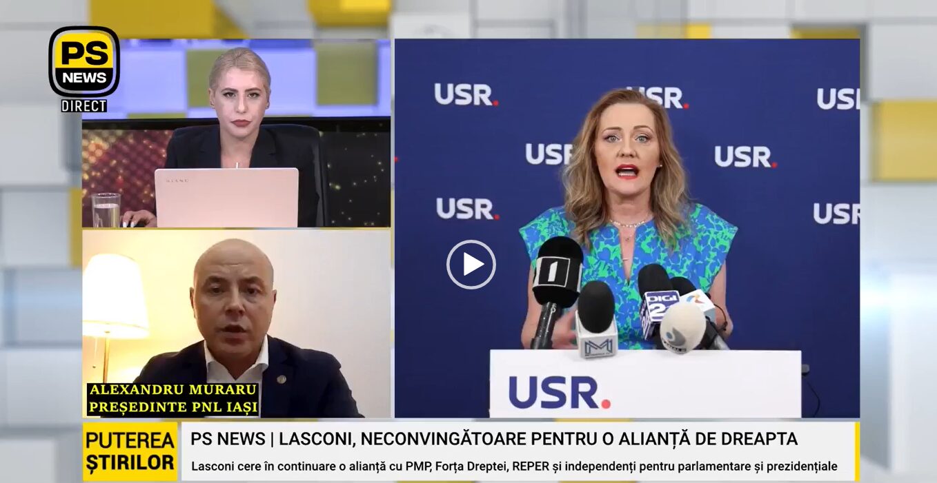 VIDEO „PNL este un partid spre 30%”. Ce spune Muraru despre discuțiile liberalilor cu USR