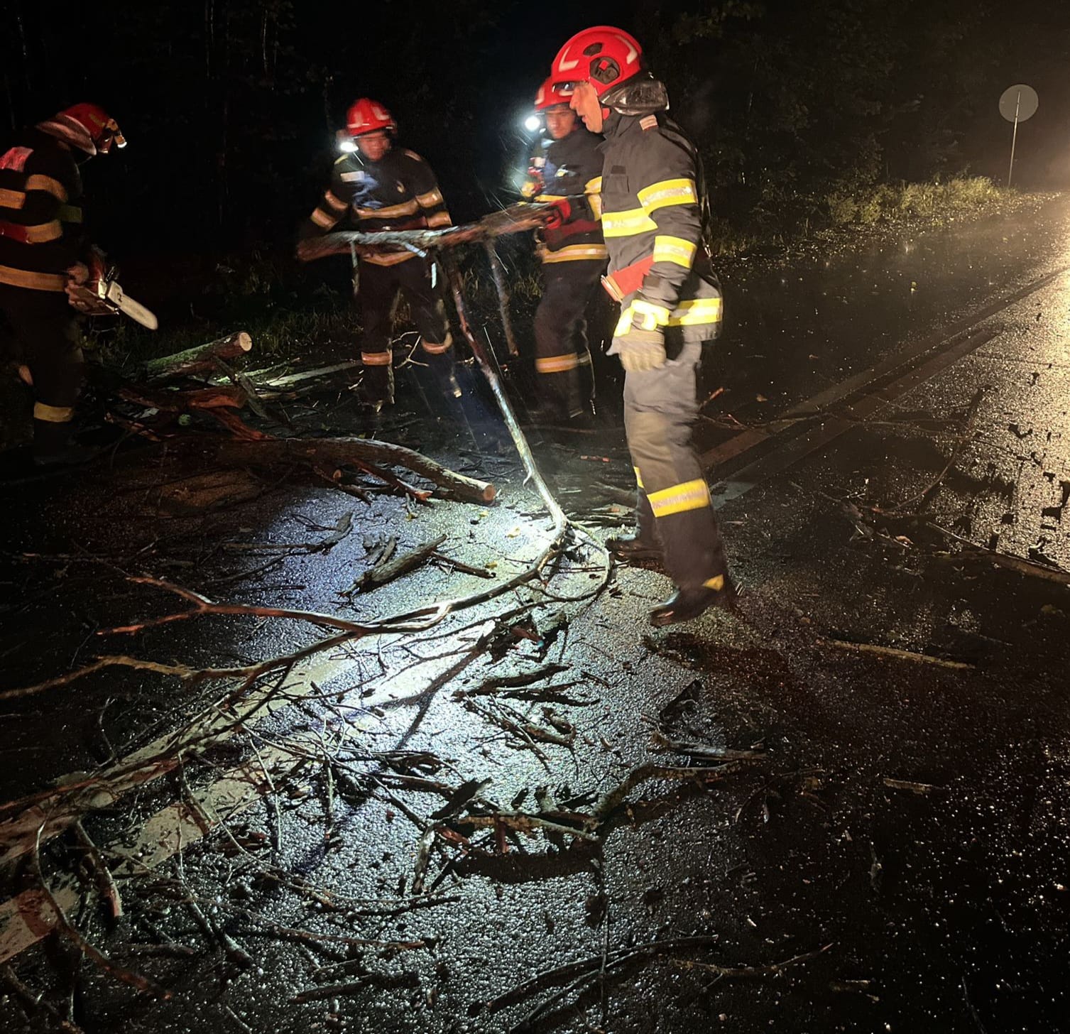 FOTO Vremea a făcut ravagii. Aproape 5.500 de persoane evacuate. Zeci de copaci căzuți, case inundate