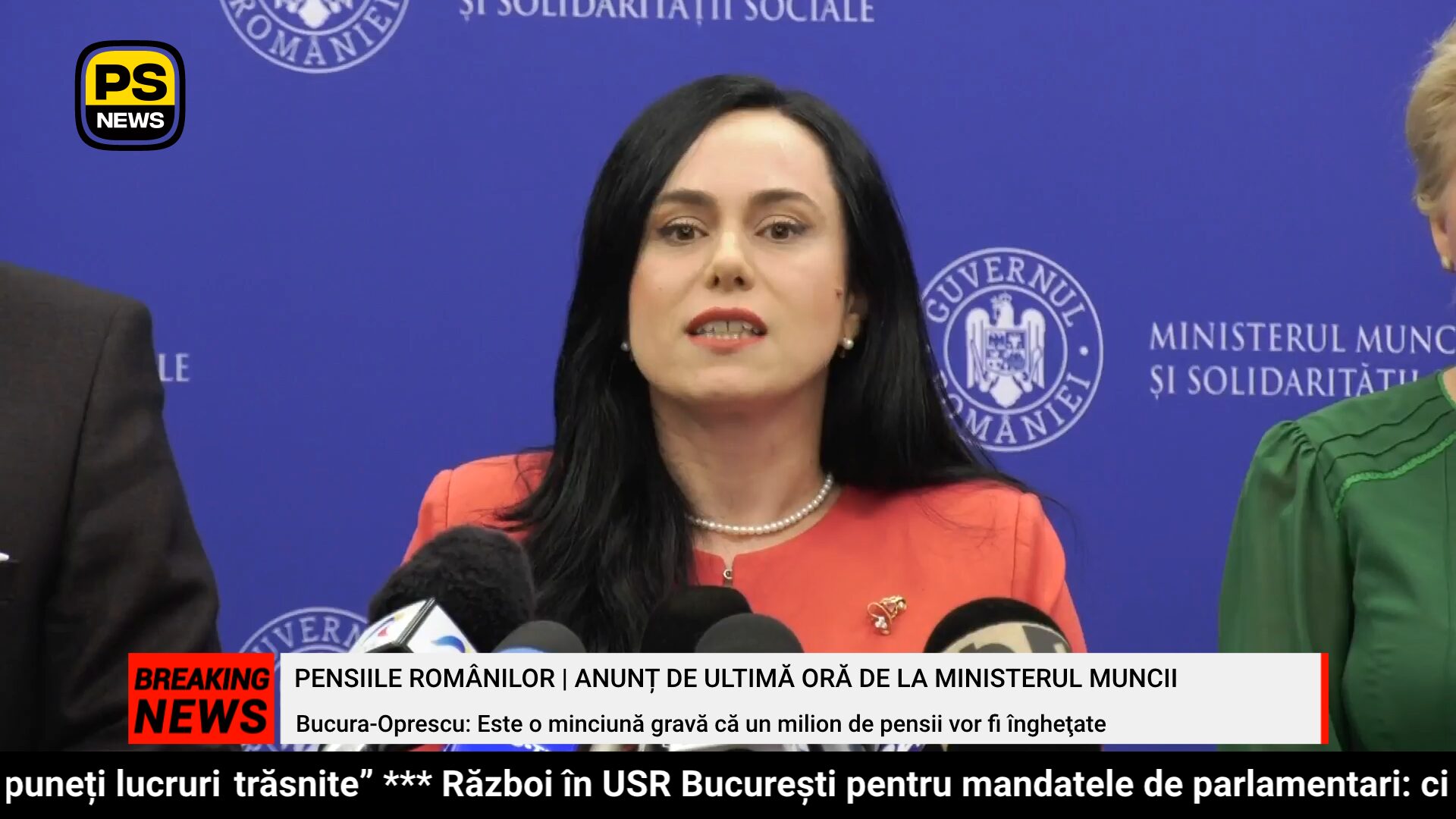 PS News TV | Pensiile românilor | Ministrul Muncii, Simona-Bucura-Oprescu, anunț de ultimă oră