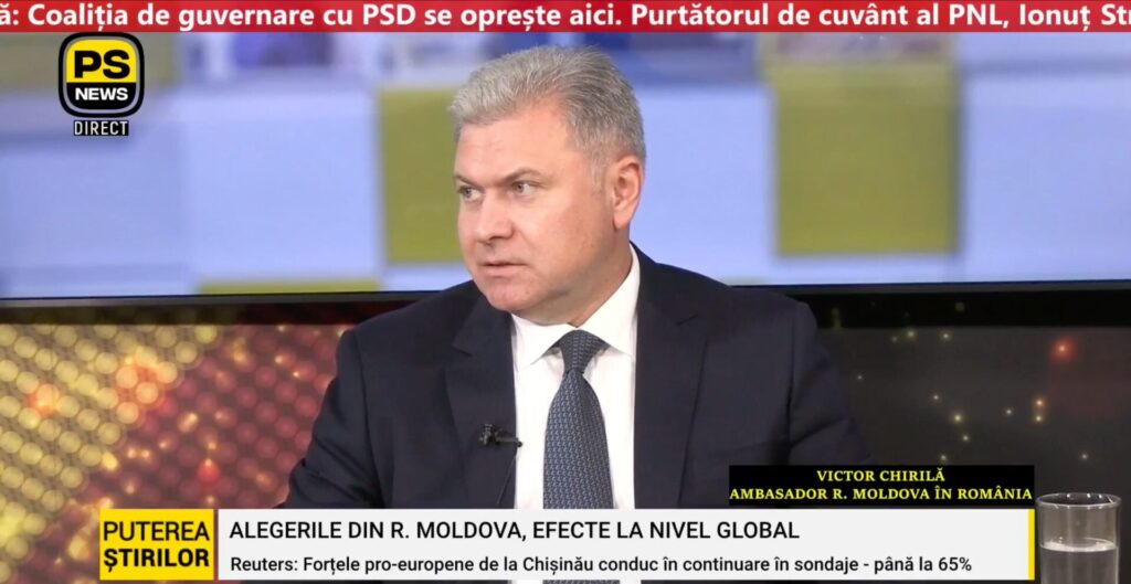 Ambasador Victor Chirilă, invitat Puterea Știrilor 8.10