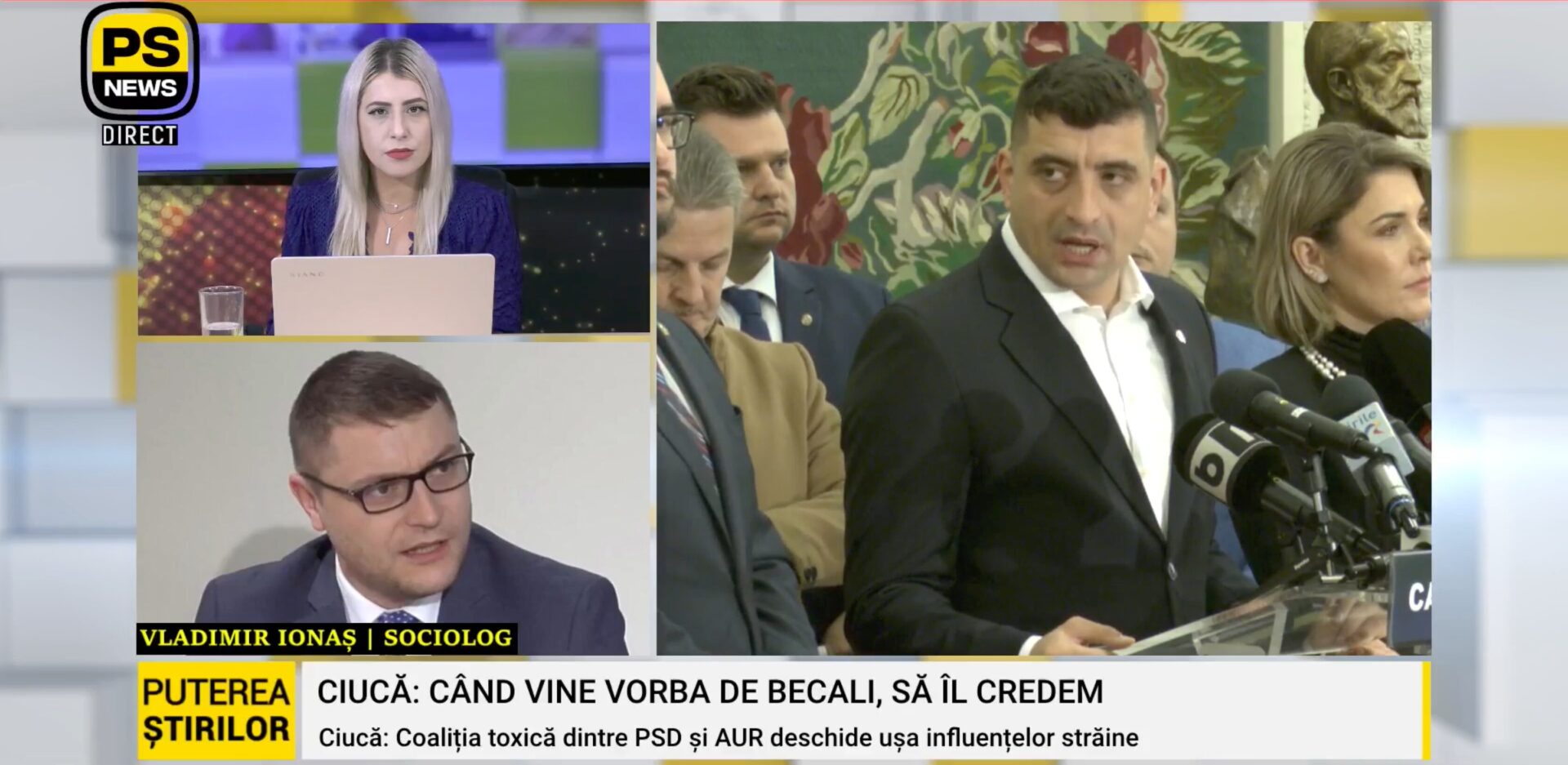 Vladimir Ionaș, invitat Puterea Știrilor 24.10