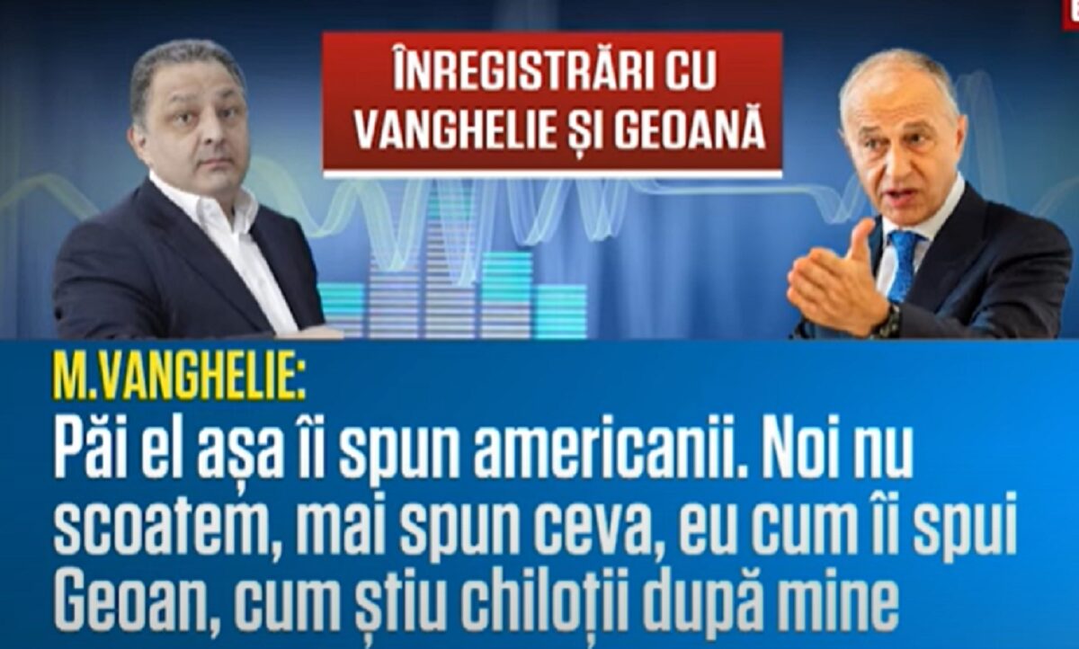 VIDEO Stenograme explozive. Marian Vanghelie se laudă că îl face președinte pe Mircea Geoană