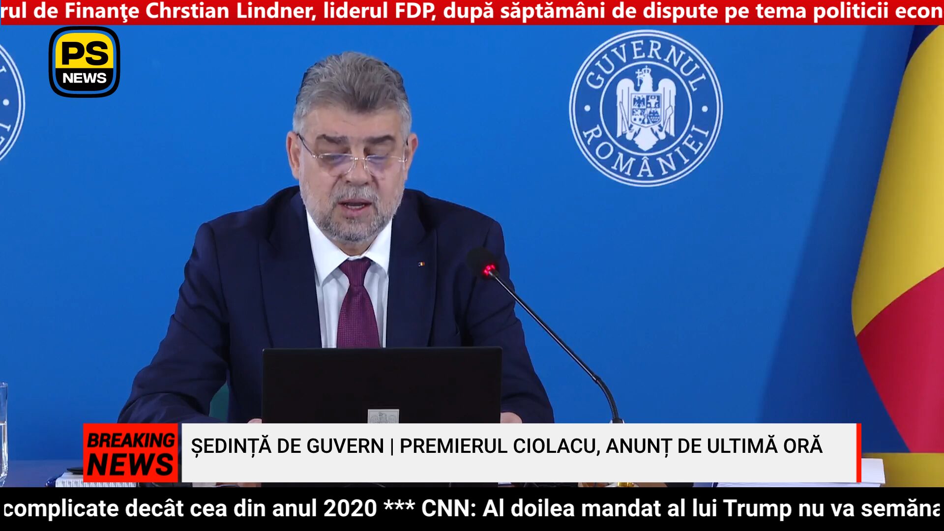 PS News TV | Ședință de guvern | Premierul Ciolacu, anunț de ultimă oră