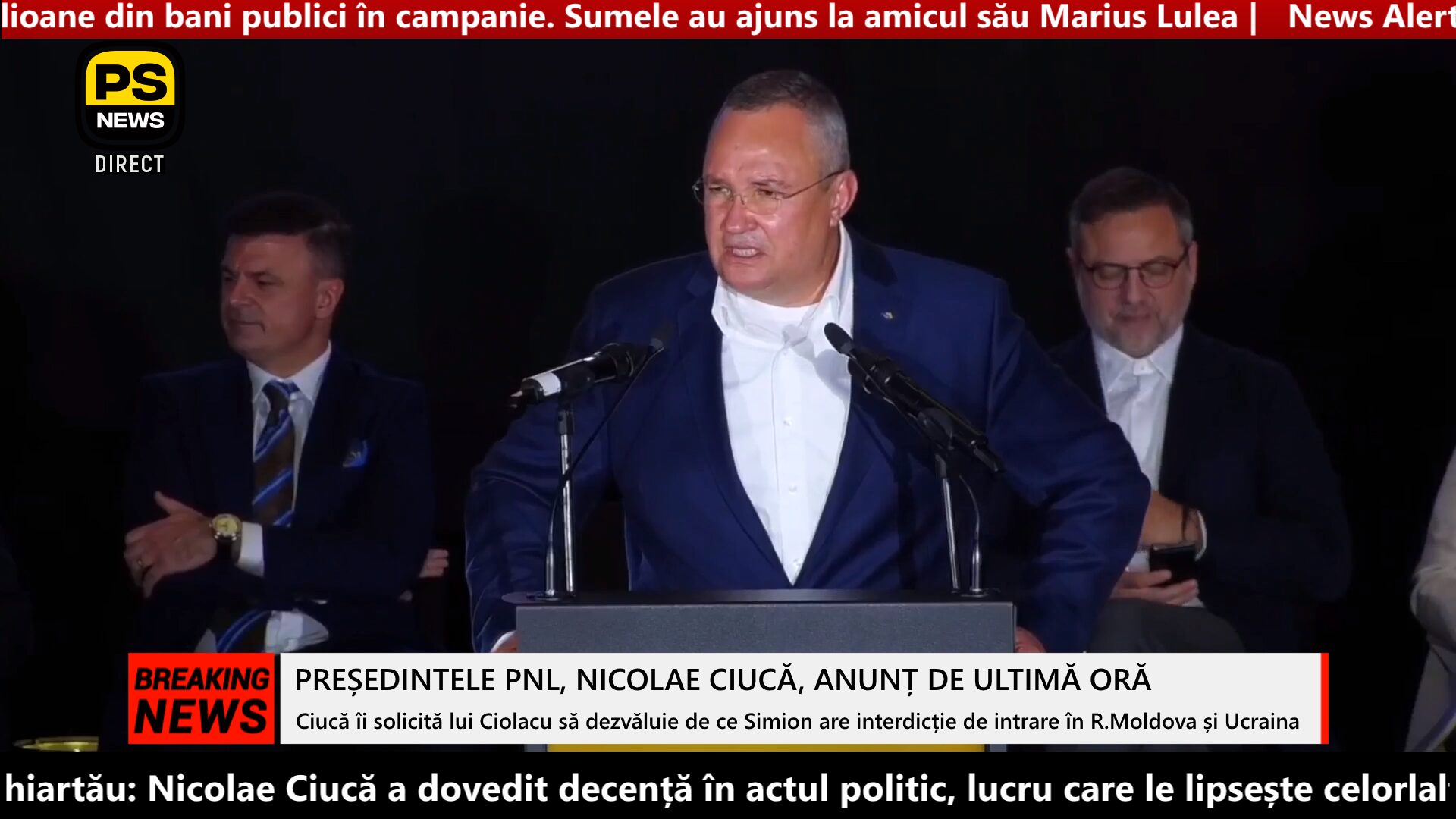 PS News TV | Președintele PNL, Nicolae Ciucă, anunț de ultimă oră