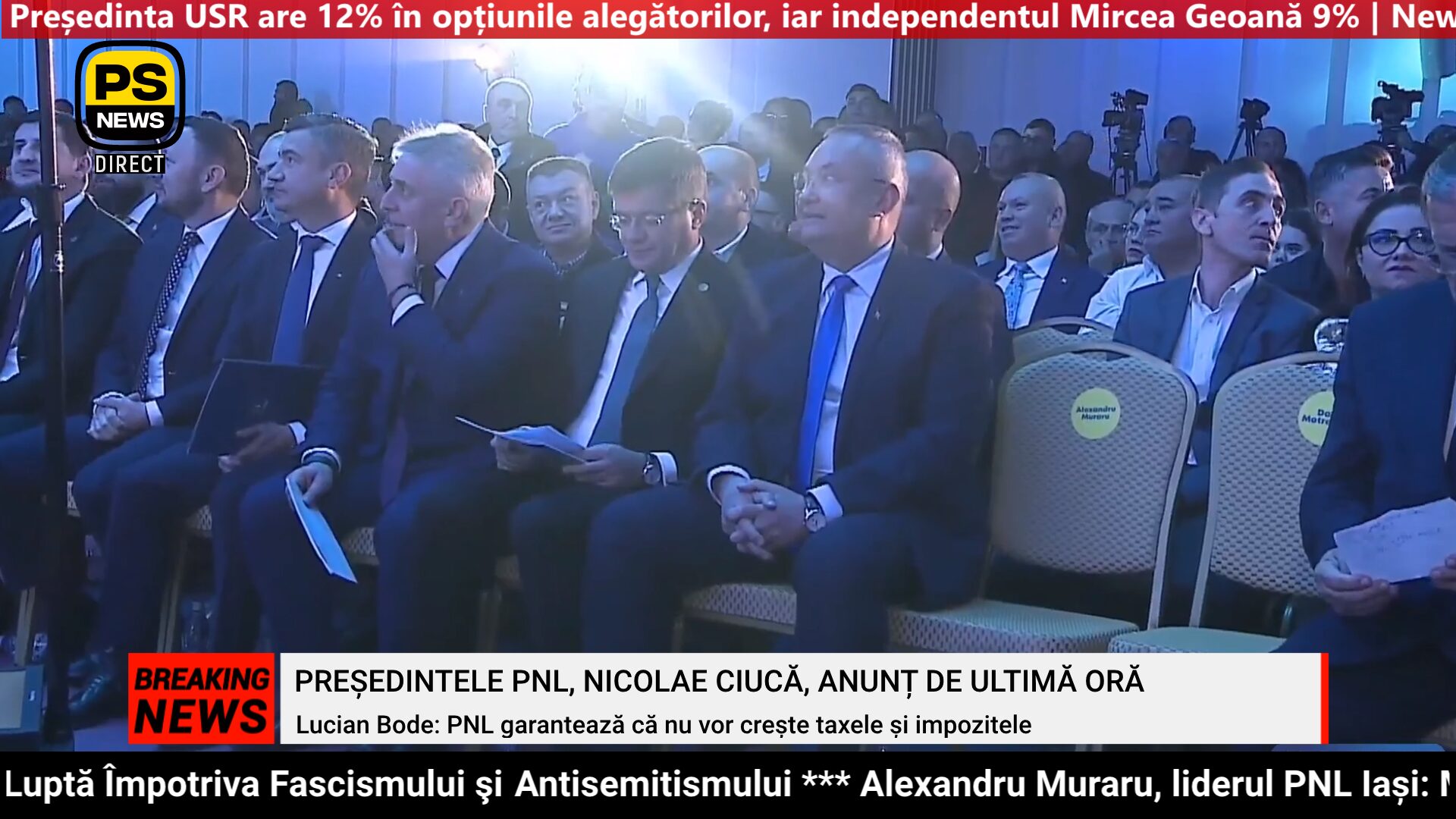 PS News TV | Președintele PNL, Nicolae Ciucă, anunț de ultimă oră