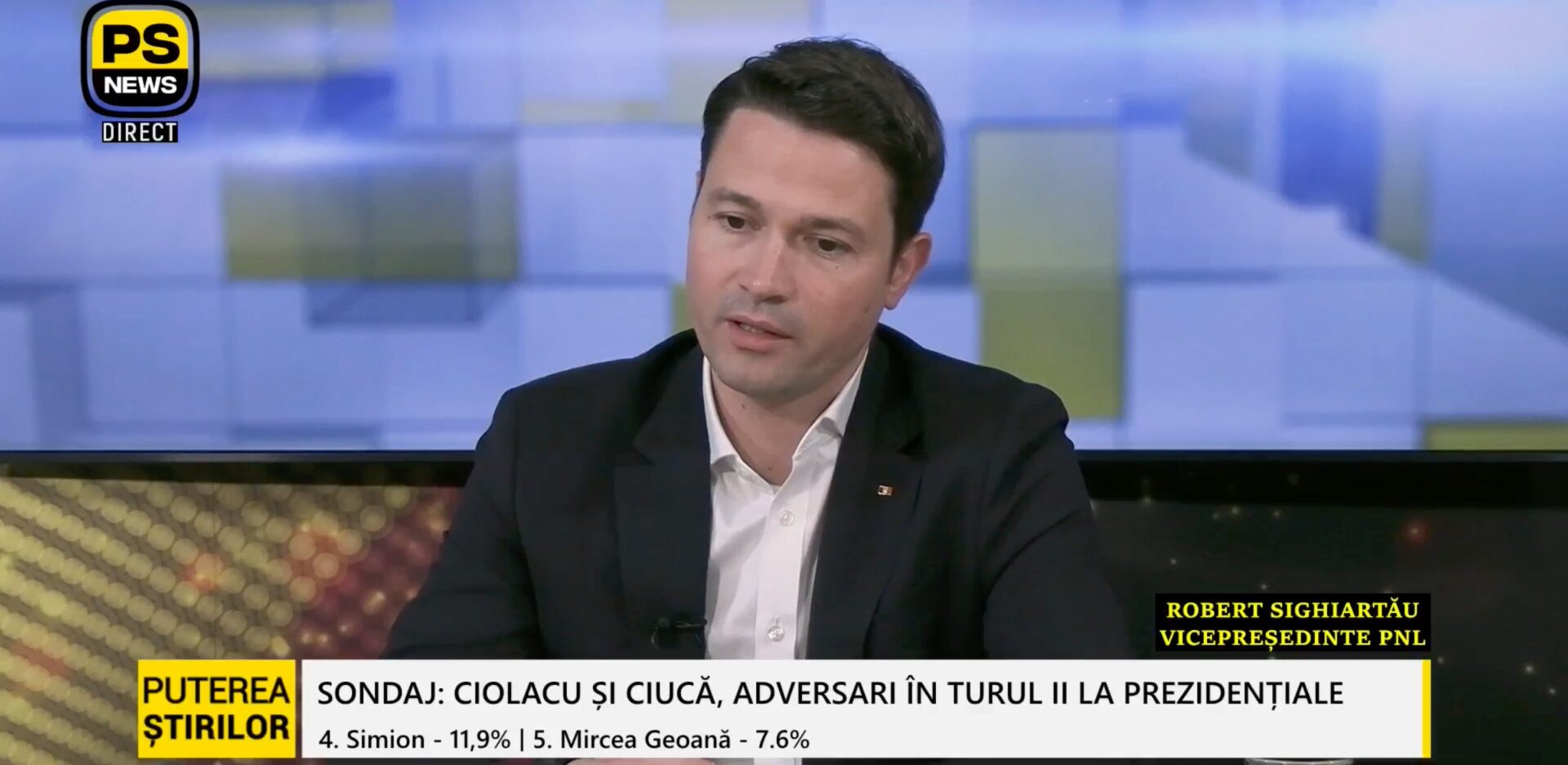 Robert Sighirtău, invitat Puterea Știrilor 12.11